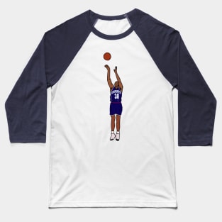 Dell Curry - Charlotte Hornets Baseball T-Shirt